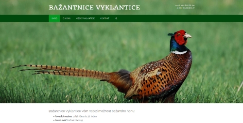 Bažantnice Vyklantice